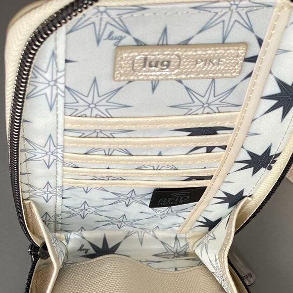 Lug Pike RFID Panelled Metallics Crossbody Bag - Picture 4 of 13